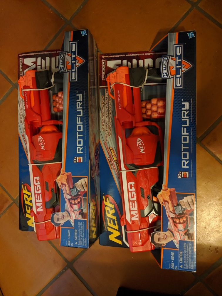 Unopened Nerf Rotofury (QTY 2)