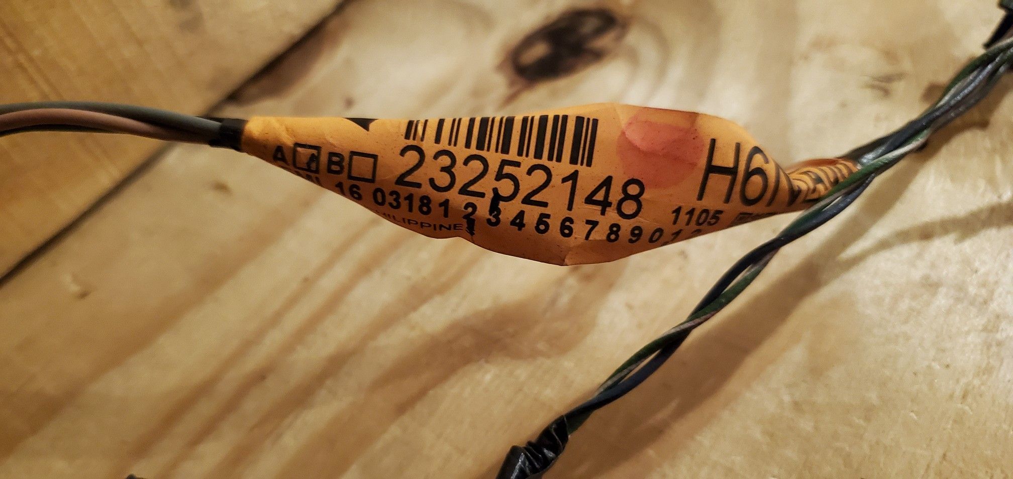 GM Part OEM Part # 23252148 Harness Rear Door Door Wiring For 2016 2017 GMC Terrain Chevrolet Equinox