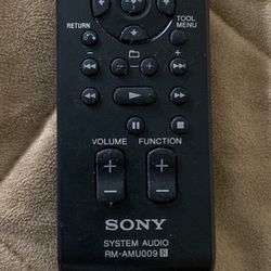Sony  System Audio Remote 