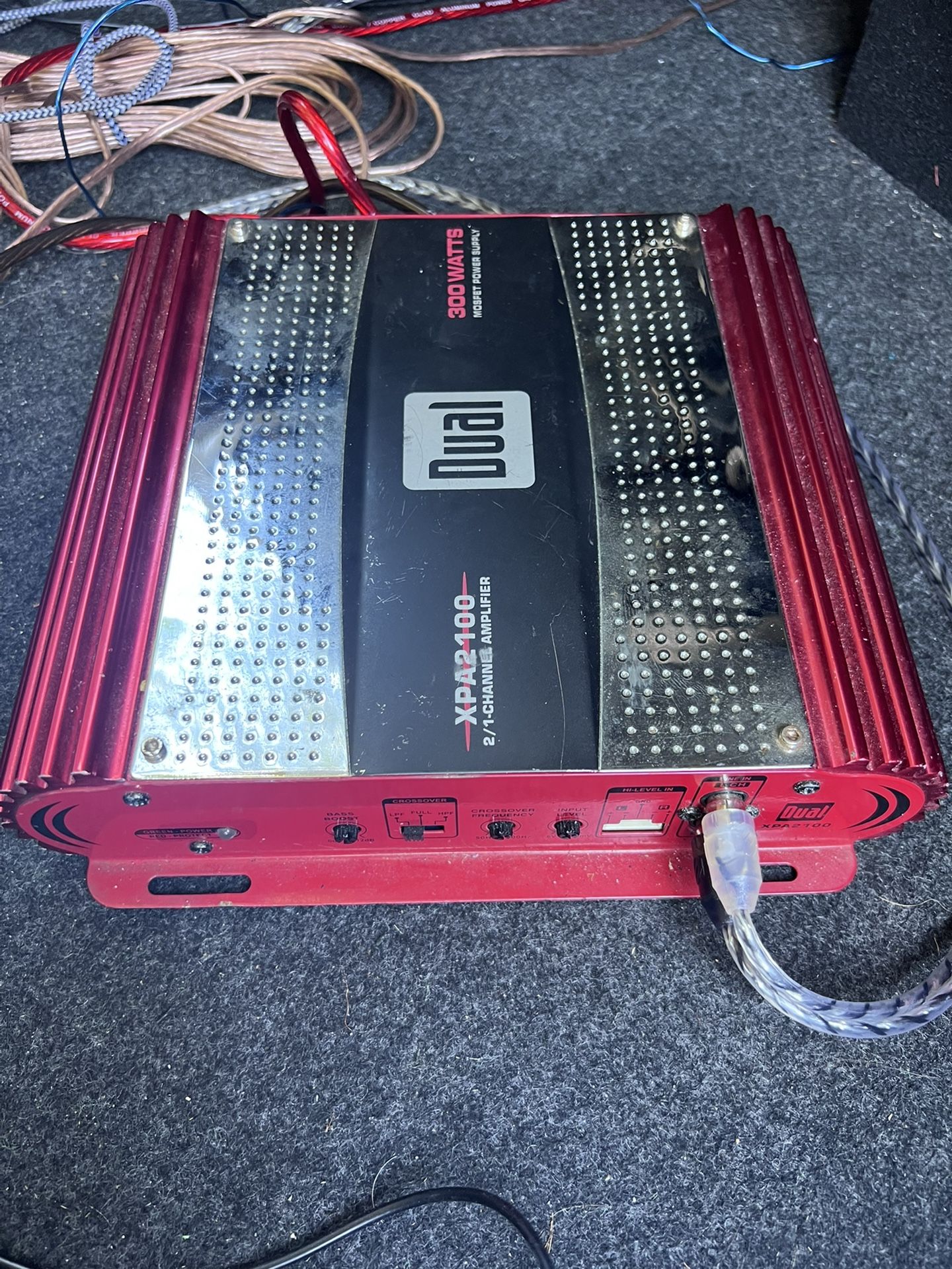 amp dual amplifier channels car amp