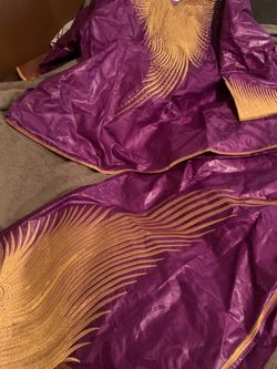 African Dress With Head Wrap