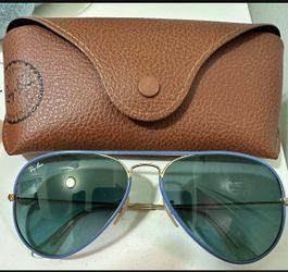 Light Blue Ray-Ban Aviator Sunglasses