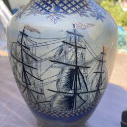 Beautiful  Nautical Themed Vase