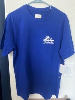 Aime Leon Dore ALD Unisphere Tee T-shirt Short Sleeve Blue Bluing Size S Small