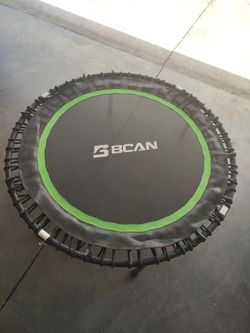BCAN Fitness Trampoline / Mini Rebounder Exercise Trampoline