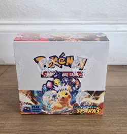 For Sale:  
Brand New in Box Pokemon Trading Card Game TCG Scarlet & Violet Surging Sparks Booster Box