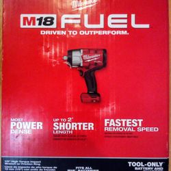 Milwaukee M18 Fuel 1/2" High Torque Impact Wrench With Friction Ring 