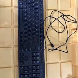 Dell Standard Wired USB Keyboard - Black