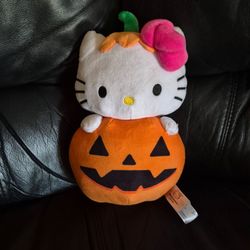 Halloween Hello Kitty pumpkin Plush
