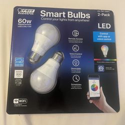 Smart LED Light Bulbs 2 Pack 