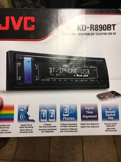 New. JVC Bluetooth CD player.