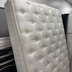 Queen Size Mattress & Bed Frame - Excellent Condition 