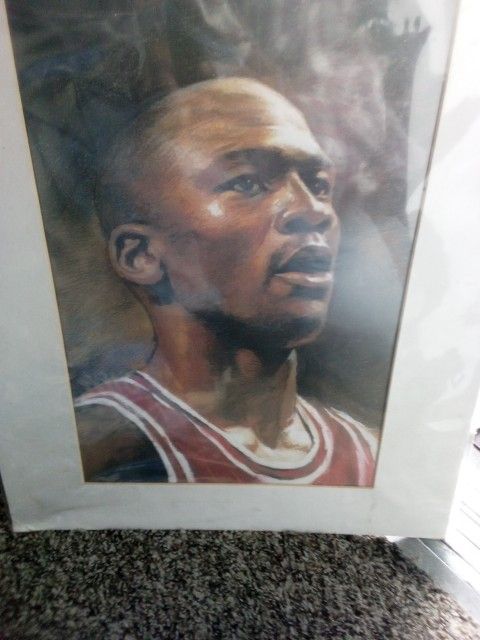 Copy Pensil Sketch Of NBA Great M Jordon
