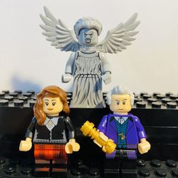 Doctor Who Clara & Angel Minifigures Set | New Custom Lego Compatible Toys