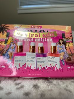The viral edit travel edition 4 pc womens after shave serum