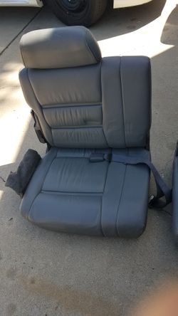 3rd Row Seats  Leather From Landcruiser 