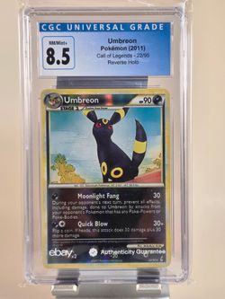 Umbreon 22/95 Reverse Holo — CGC 8.5 Graded