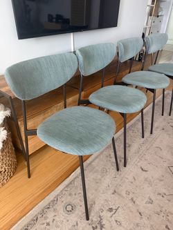 West Elm Chairs - 4 Mid-Century Dining Chairs