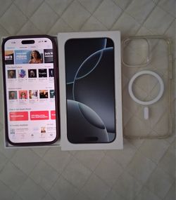 Iphone 16 pro max cricket   256gb like new