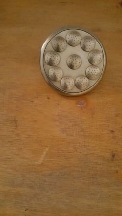 Gold rain machine shower head. for a thise that like to take long showers.