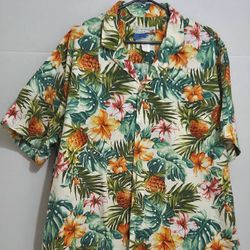 Waimea Casuals Mens  Hawaiian Shirt  Size 2xl 100% Cotton