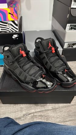 Jordan 6 rings black infrades