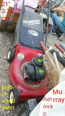 Murray Aerovac mower w built in weed eater for Sale in Las Vegas NV OfferUp