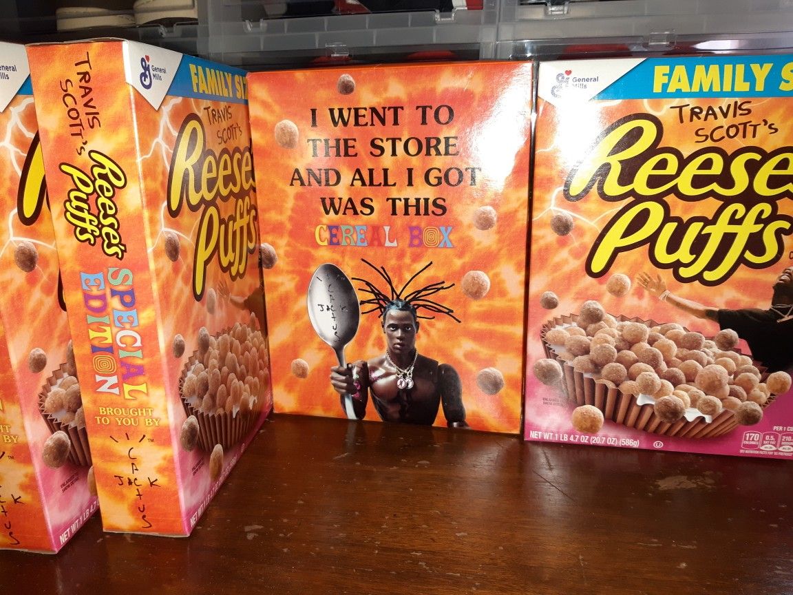 Travis Scott Cereal Reeses Puffs