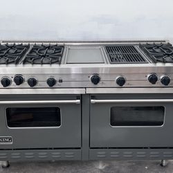 Viking 60” Range Double Oven 