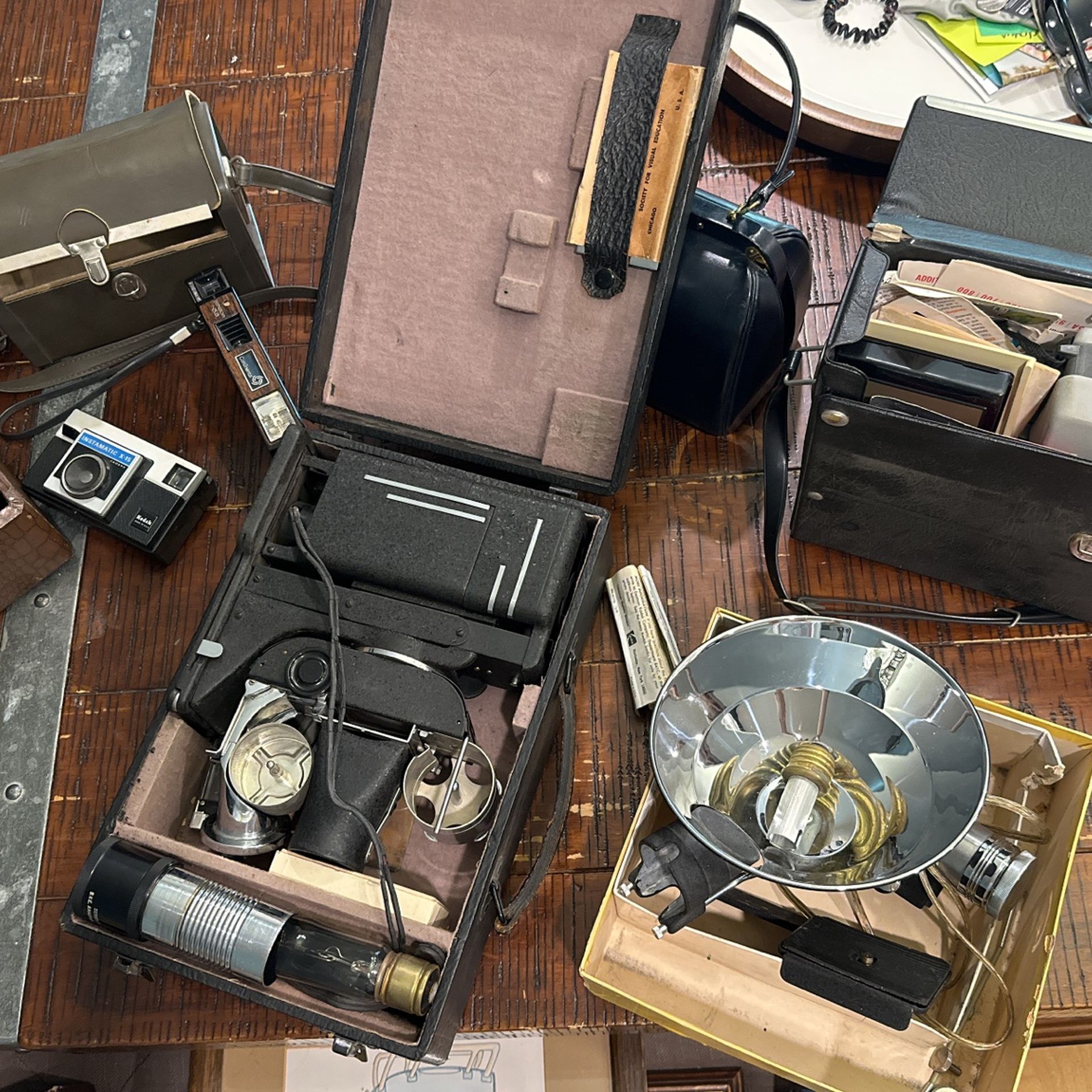 Vintage cameras & flashes Purchased From Estate Sale