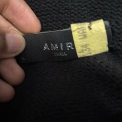 Amiri Red White Bone Hoodie