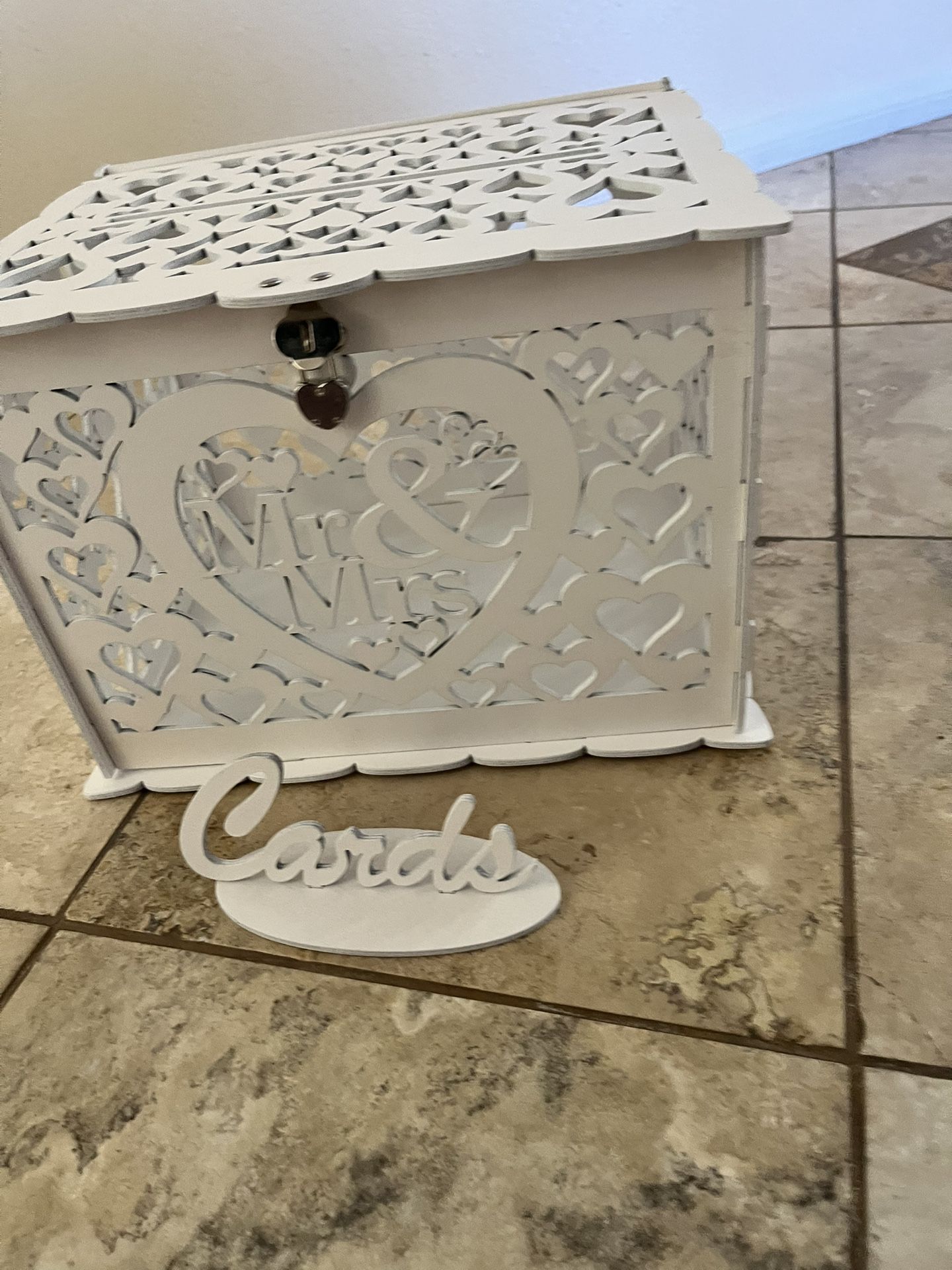 Reception Gift Card Box 