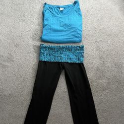 Victoria’s Secret Top And Yoga Pants