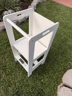 VIVOHOME Kitchen Counter Step Stool w/ Chalkboard