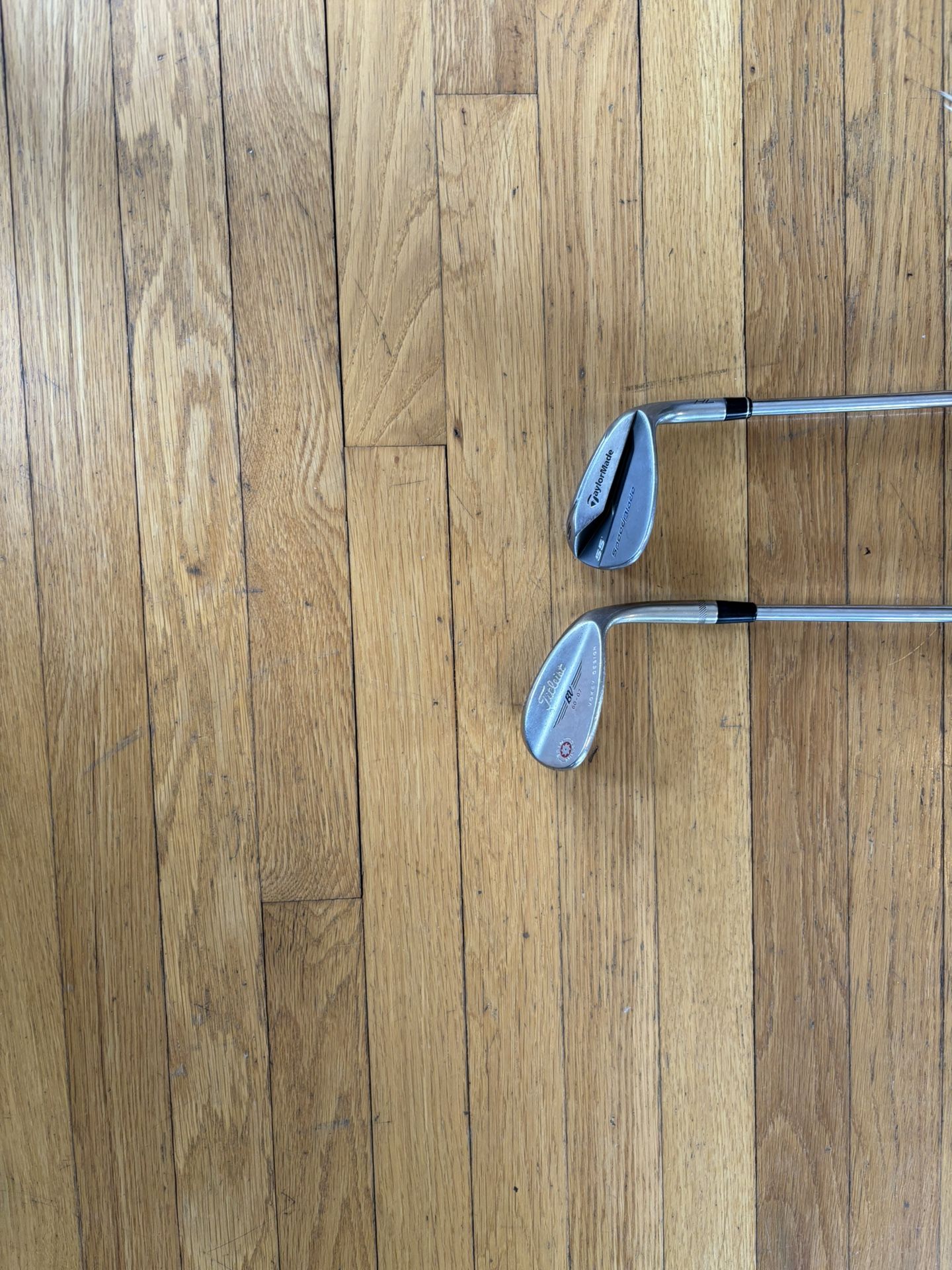 Titleist Vokey and TaylorMade SpeedBlade wedge