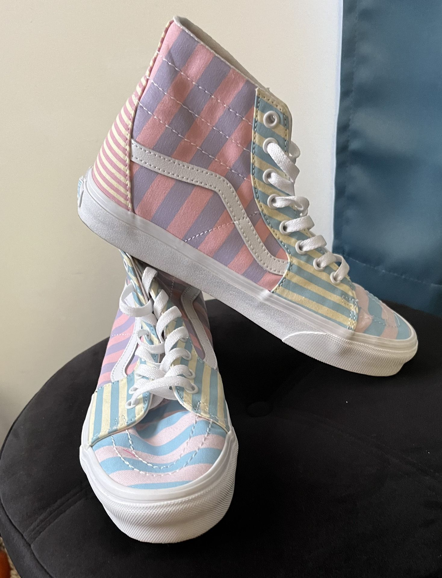 Striped Canvas Vans