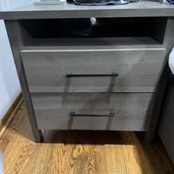 Grey Matching Side Tables 