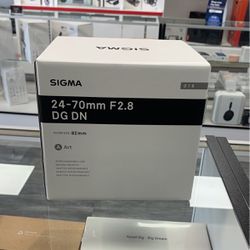 Sigma 24-70mm F2.8 For Sony 
