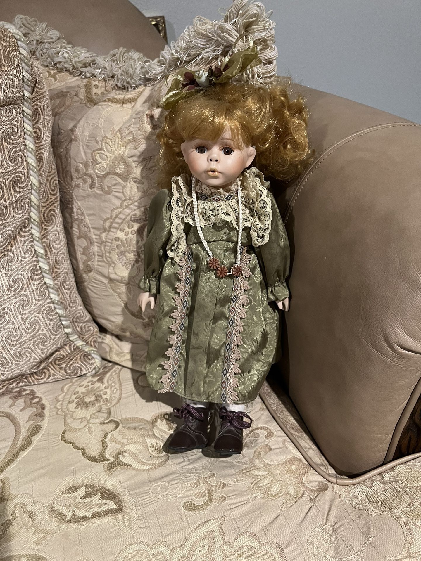 Beautiful Vintage Porcelain Doll