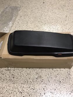 Harley Davidson Hard leather saddle bag lid covers