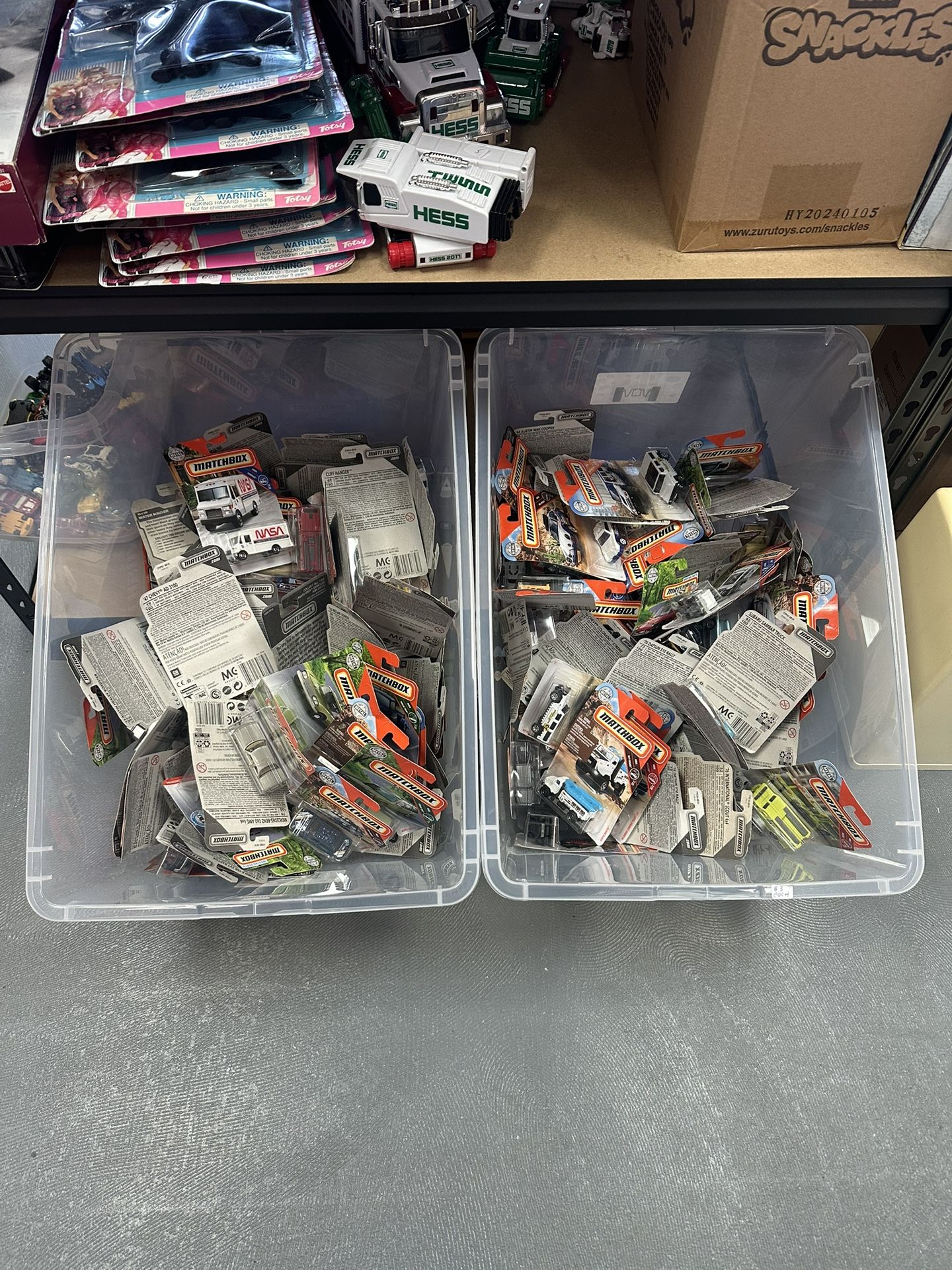 Matchbox cars from 2017 2018 and 2019