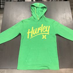 Hurley Sweater Hoodie Sweatshirt Jacket Green
