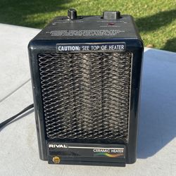 Rival 7” Ceramic Portable Heater
