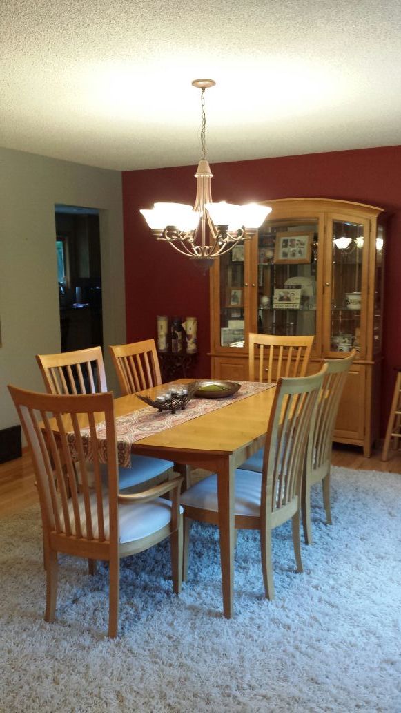 Stanley Preface Dining Room Table Chairs And Buffet For Sale In Shakopee Mn Offerup