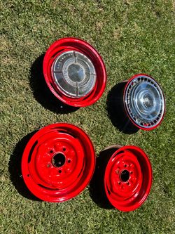 1959 and 1961 Chevy Impala OG rims