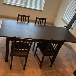 Extended Dining Table Up To 6 