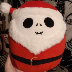 Disney The Nightmare Before Christmas Jack Skellington Sandy Claws Squishmallow Small Plush 