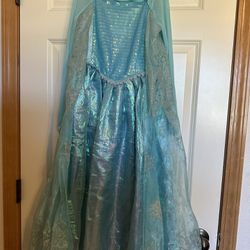 Disney Store Elsa 7/8 Dress 