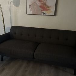 Modern Dark Grey Couch