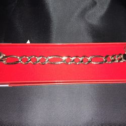 14K FIGARO Bracelet 44.9g / 8.9 Inches
